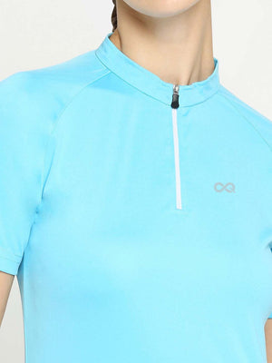 Women's Sky Blue Golf Polo - 6