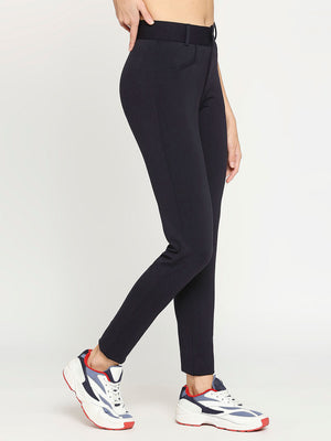Women's Black Golf Pants - 4