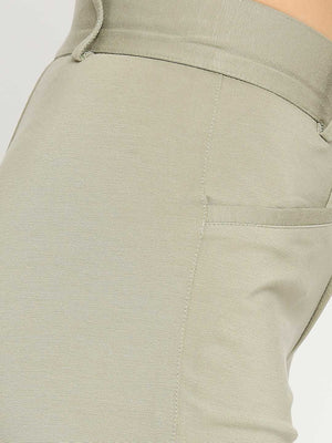 Women's Regular Green Golf Shorts - 6