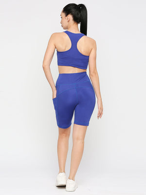 Women's Sports Bra - Royal Blue - 2