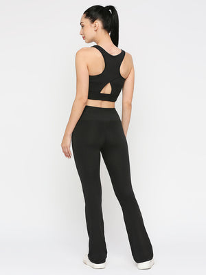 Women's Racerback Sports Bra - Black - 2