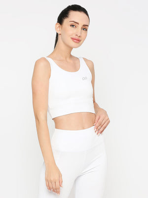 Women's Sports Bra - White - 4