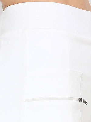 Women's White Tennis Skort - 6