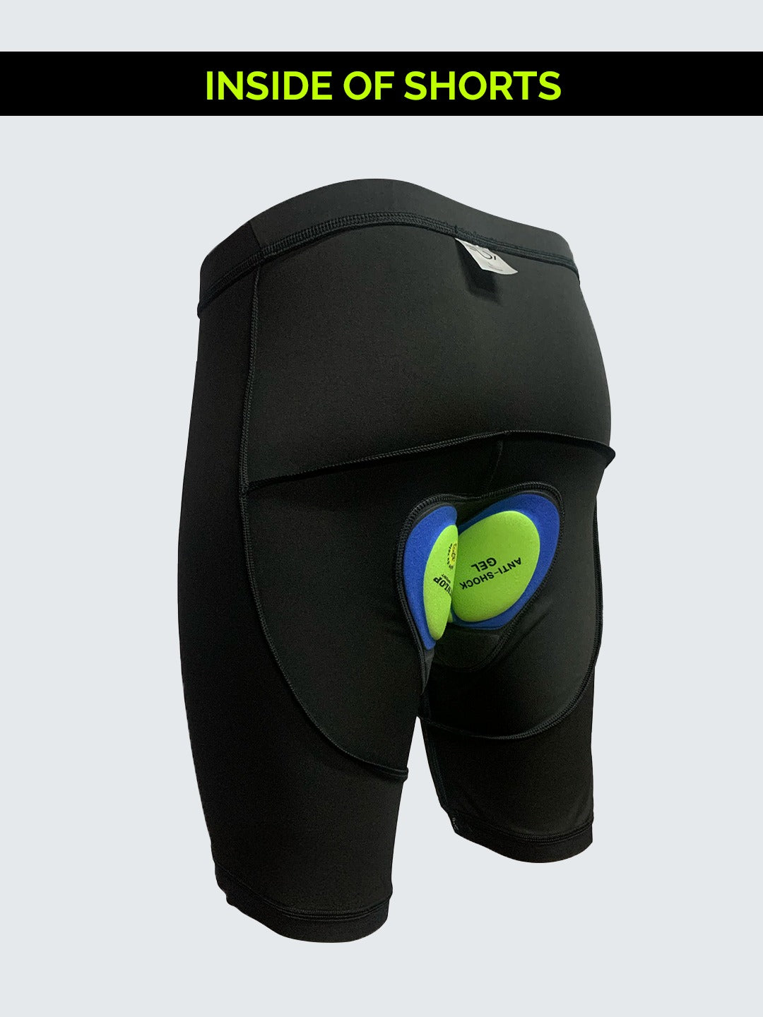 Customise Black Cycling Shorts - 2127BL - Front