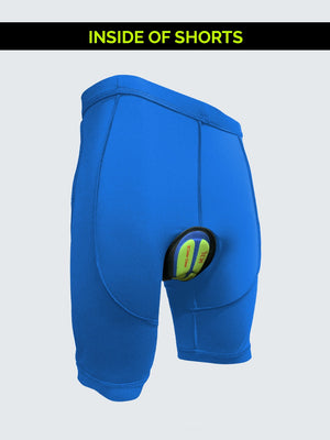 Customise Blue Cycling Shorts - 2127BL