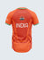 Bharat Army 25th Anniversary Edition Match Day Retro V-Neck Jersey 2024 (Orange)