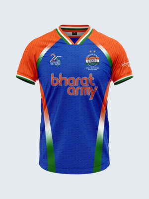 Bharat Army 25th Anniversary Limited Edition Match Day Jersey 2024