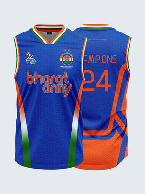 Bharat Army 25th Anniversary Limited Edition Match Day Vest 2024