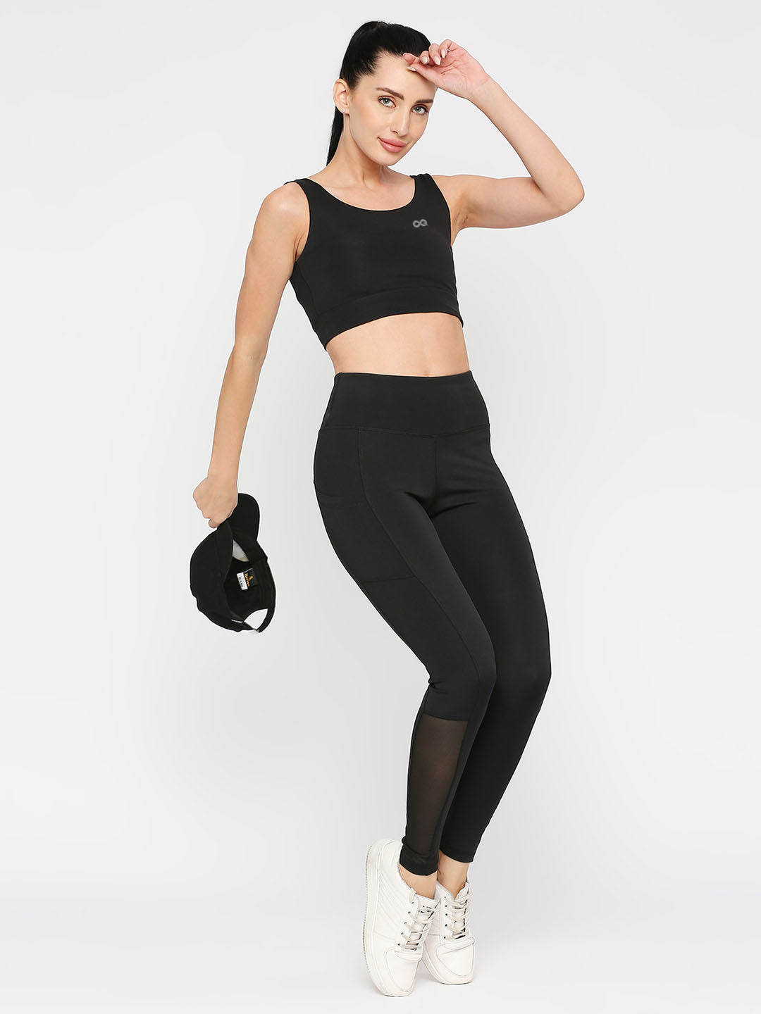 Buy Snug Fit Active Ankle Length Tights in Black Online India, Best Prices,  COD - Clovia - AB0049P13