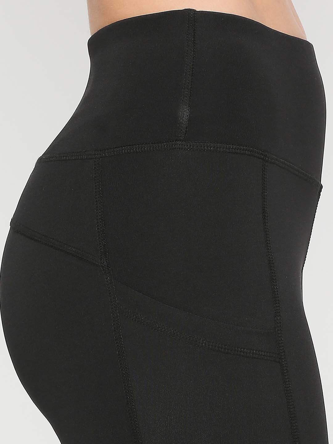 Women's Black Sports Leggings - Stay Comfortable and Stylish