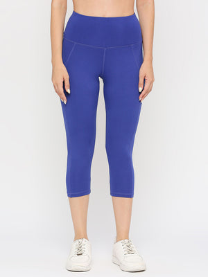 Buy NEXSTEP Womens Gym Leggings | 2 Side Pockets | Premium 4 Way Stretch  Fabric (Air Force, 2XL) at Amazon.in