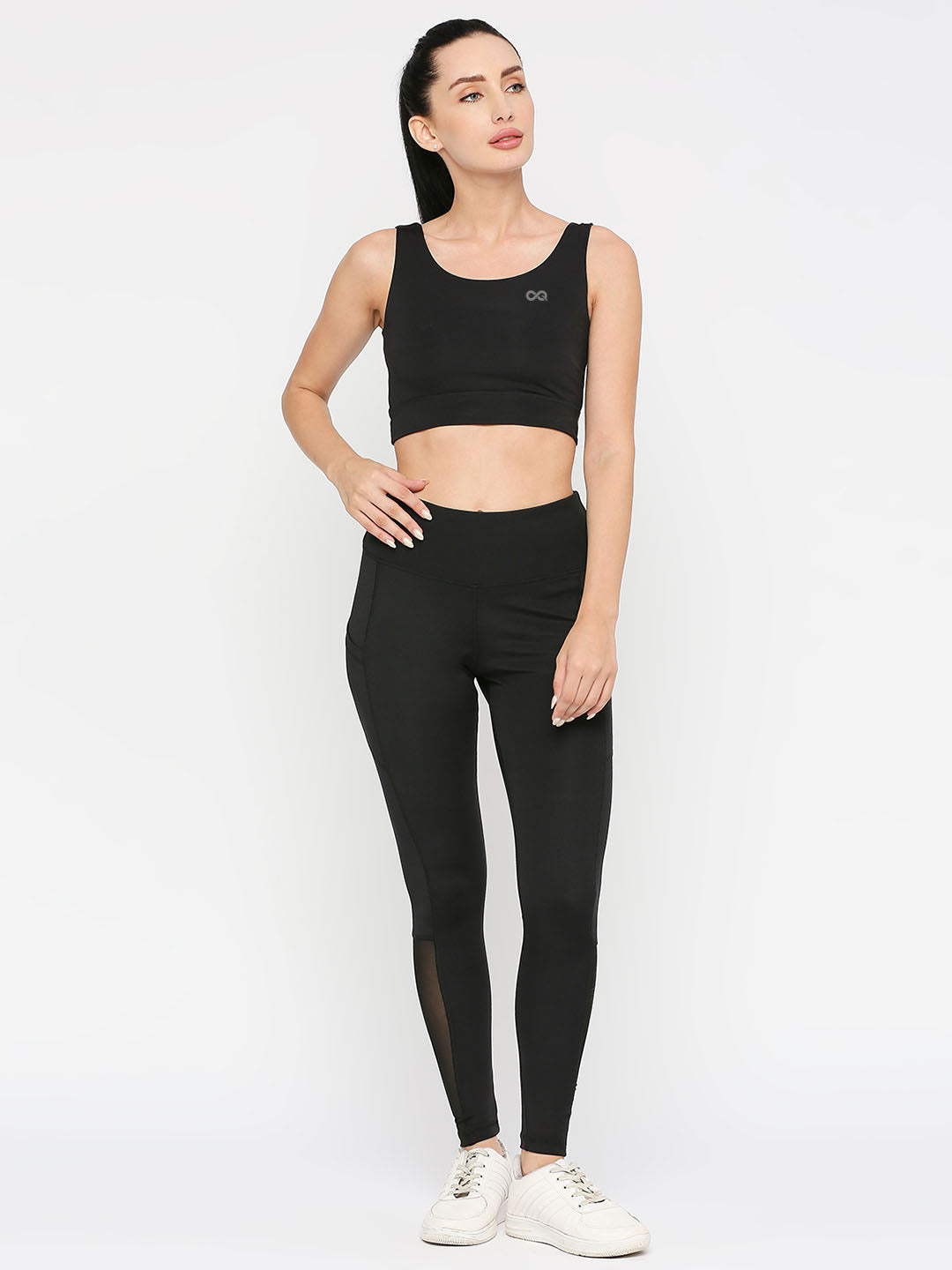 Women's Black Sports Bra - Stay Supported and Stylish