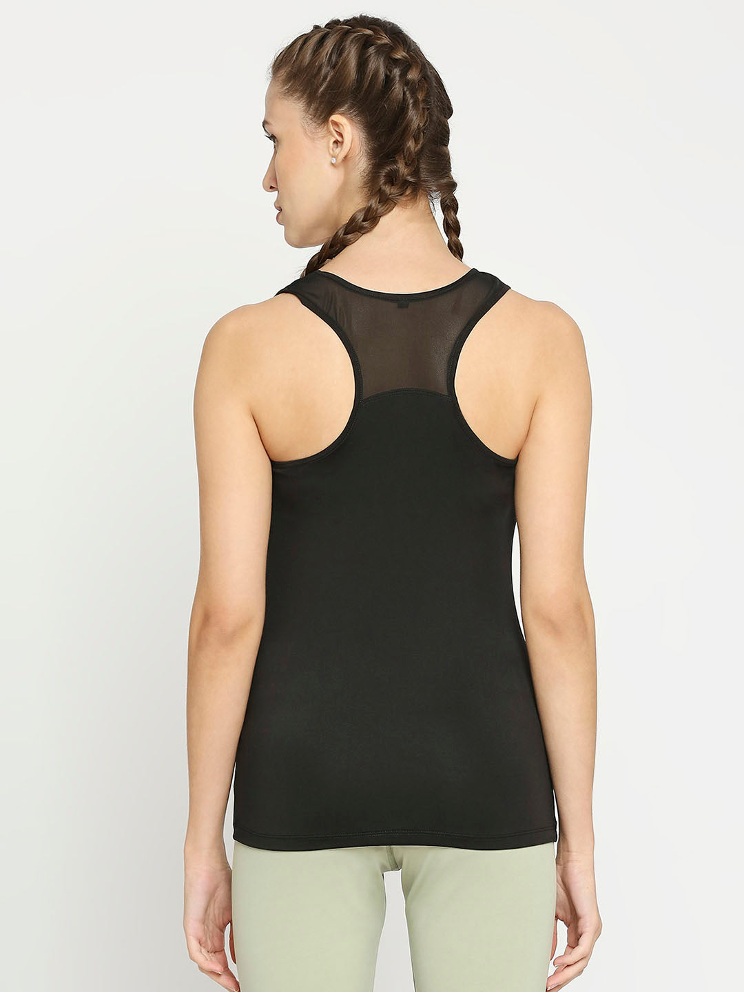 Women's Sports Racerback Vest - Black