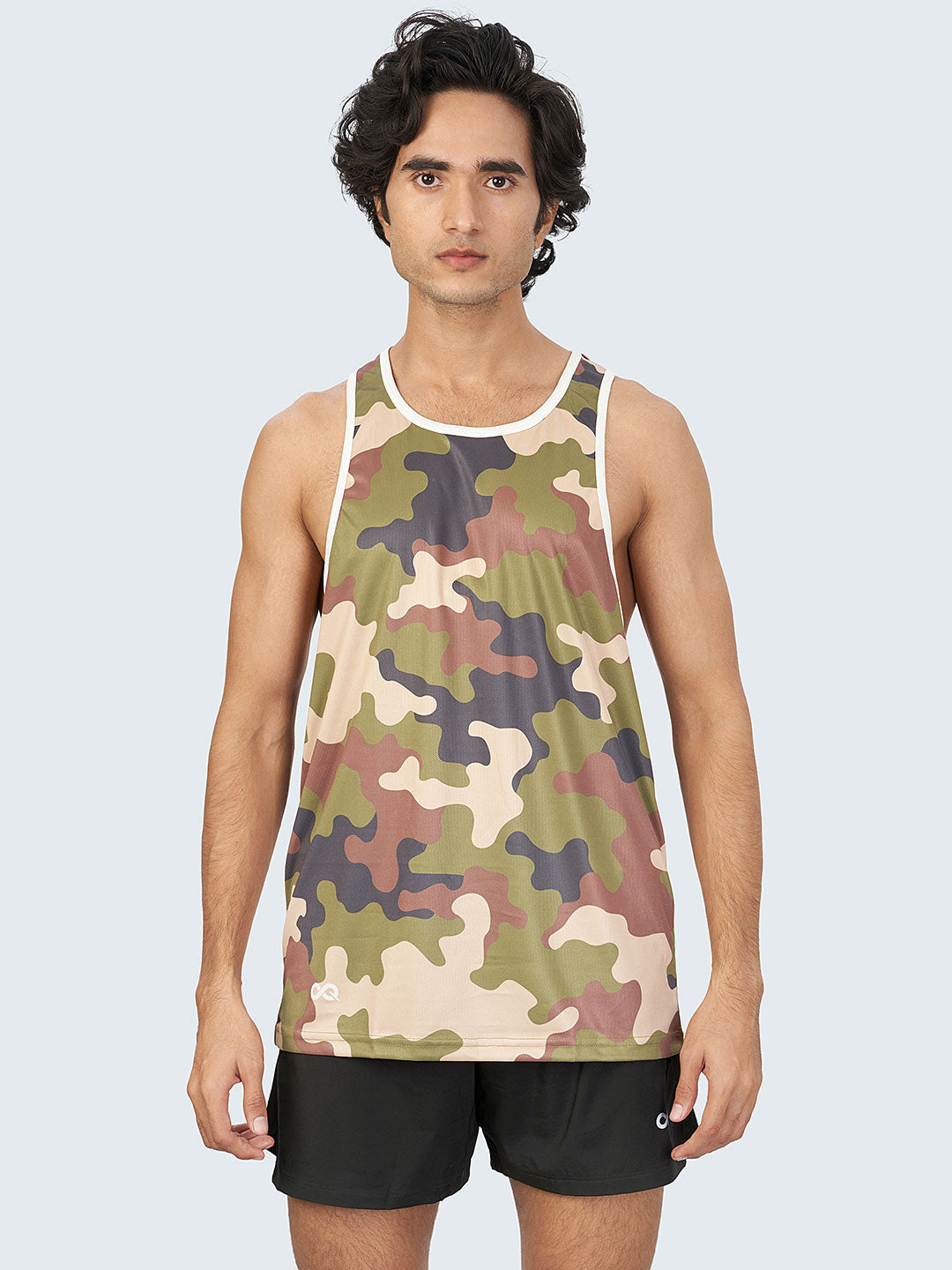 Nike Basketball dna camo vest in black