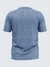 Men Light Blue Round Neck Active T-shirt - 1854BL