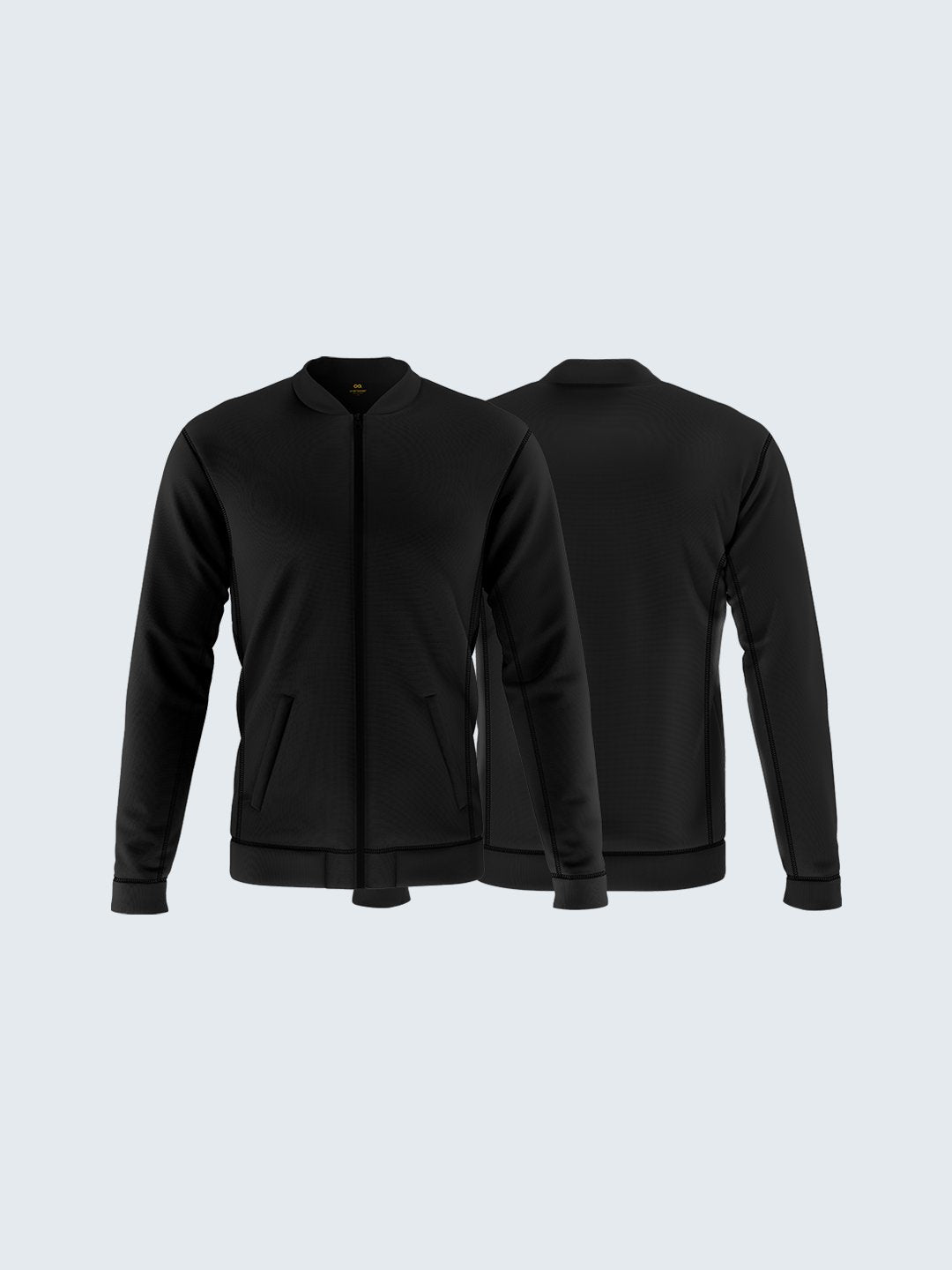 Zipper active outlet jackets for men