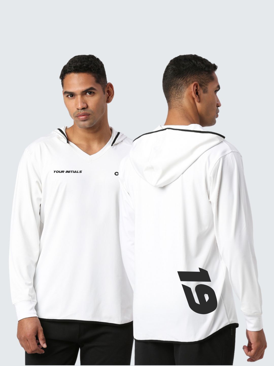 White on sale sports jumper