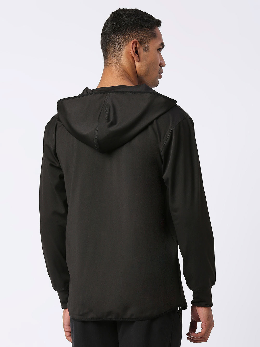 Men's Sports Hoodie - Black (Front)