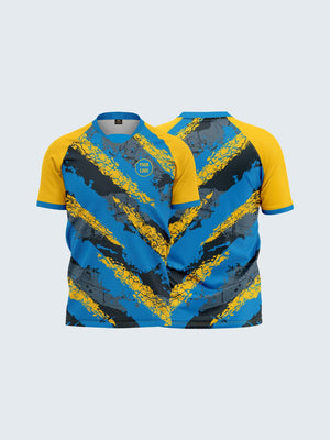 Customise Yellow Rugby Jersey - 2076YW - Both