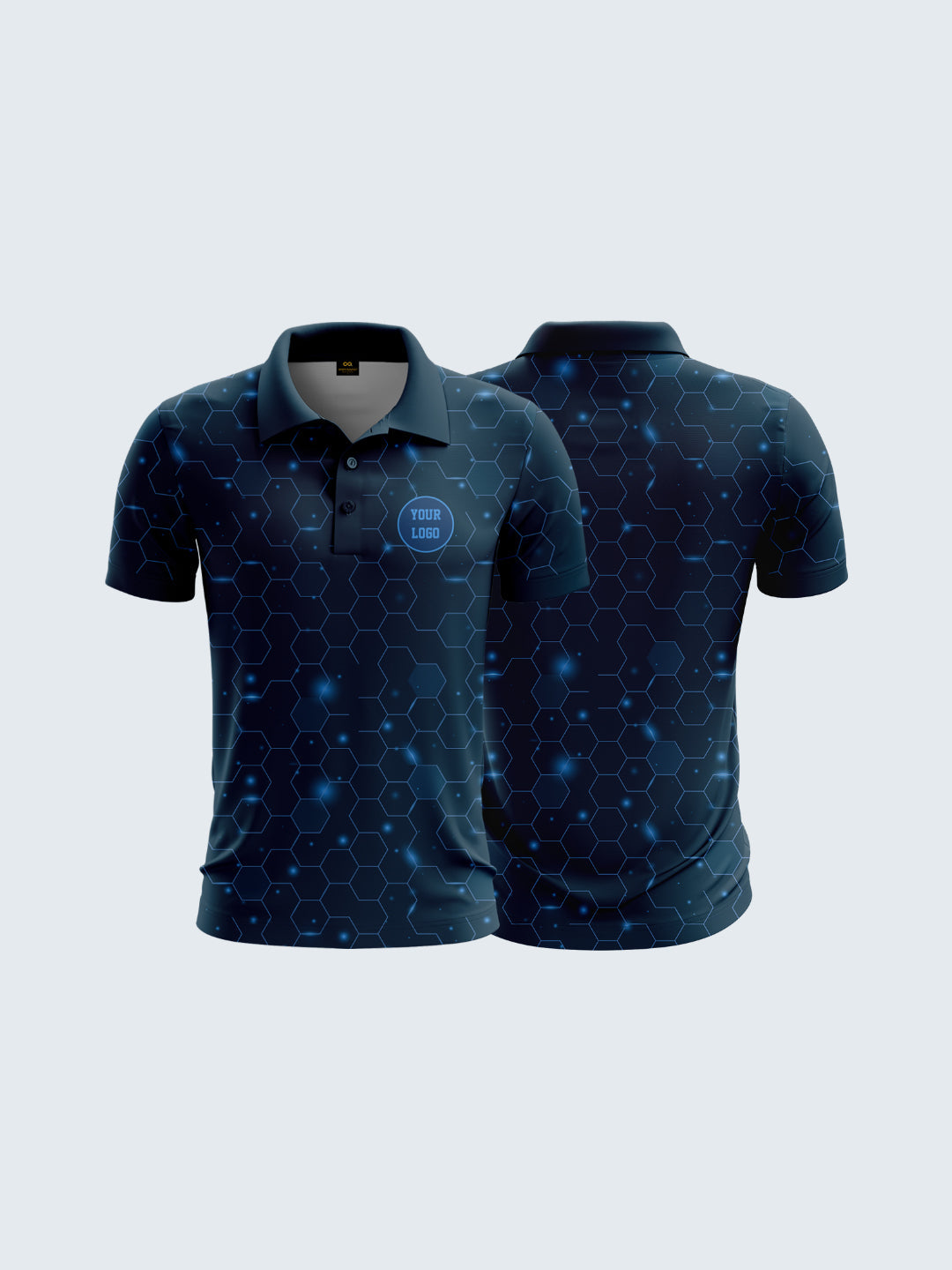 Customise Golf Polo T-Shirt - 2111NB - Both