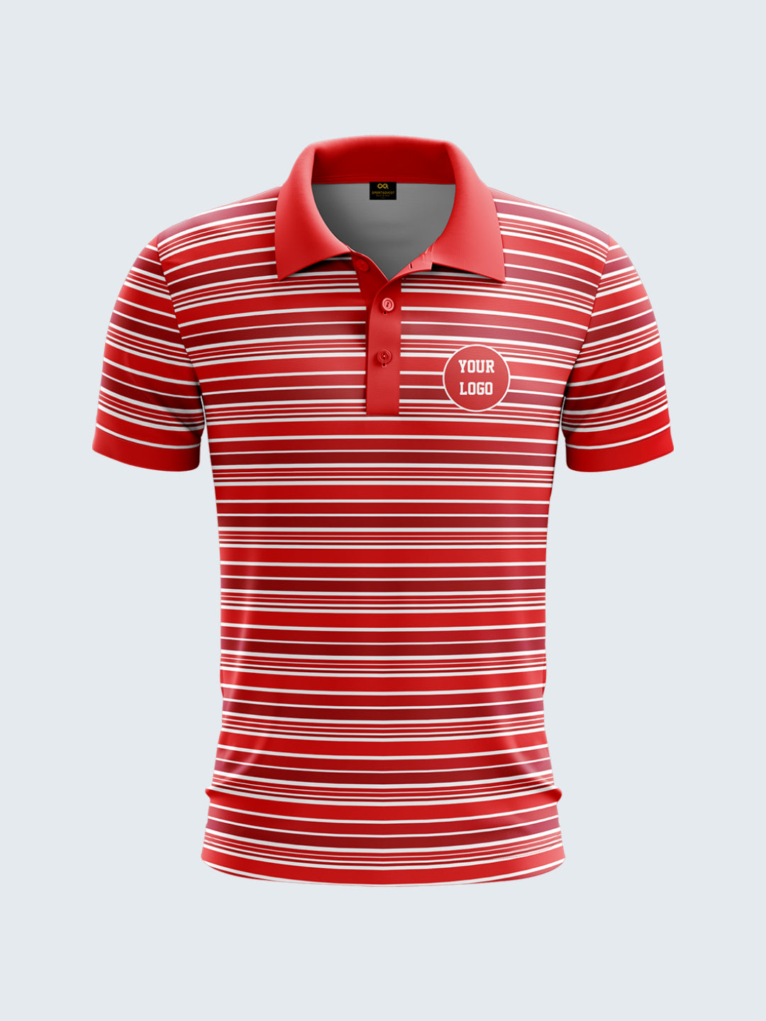 Customise Golf Polo T-Shirt - 2119RD - Front