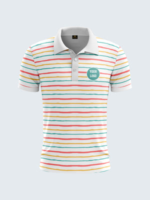Customise Golf Polo T-Shirt - 2124WH - Front