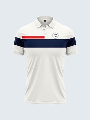 Customise Tennis Polo T-Shirt - 2132WH - Front