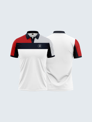 Customise Tennis Polo T-Shirt - 2136WH - Both