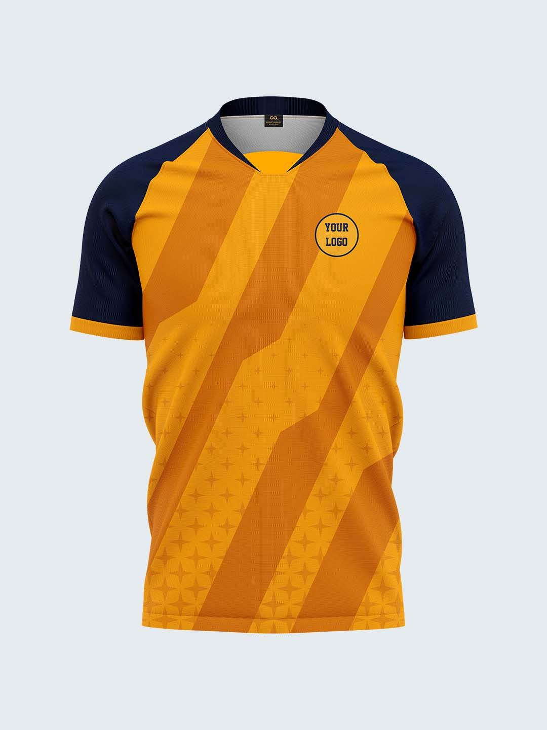 Customise Yellow Rugby Jersey - 2139YW - Front