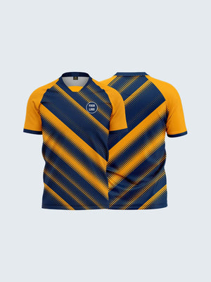 Customise Yellow Rugby Jersey - 2142YW - Both