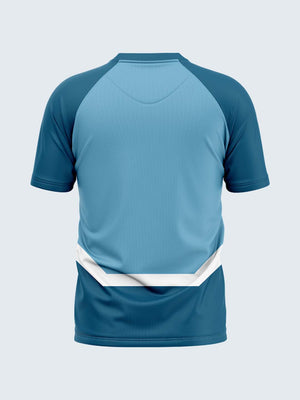 Customise Blue Rugby Jersey - 2143BL - Back