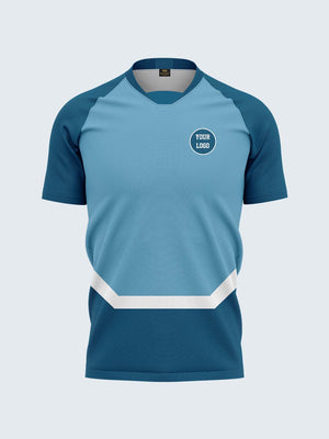 Customise Blue Rugby Jersey - 2143BL - Front