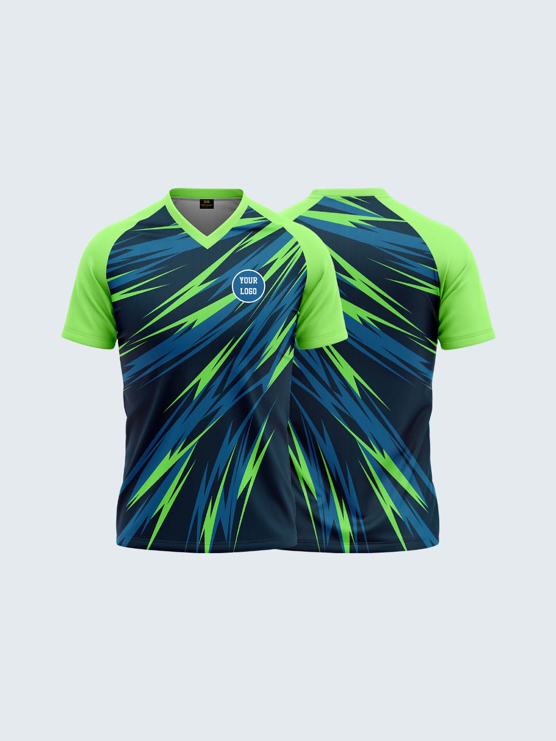 Customise Green Hockey Jersey - 2150GN - Both