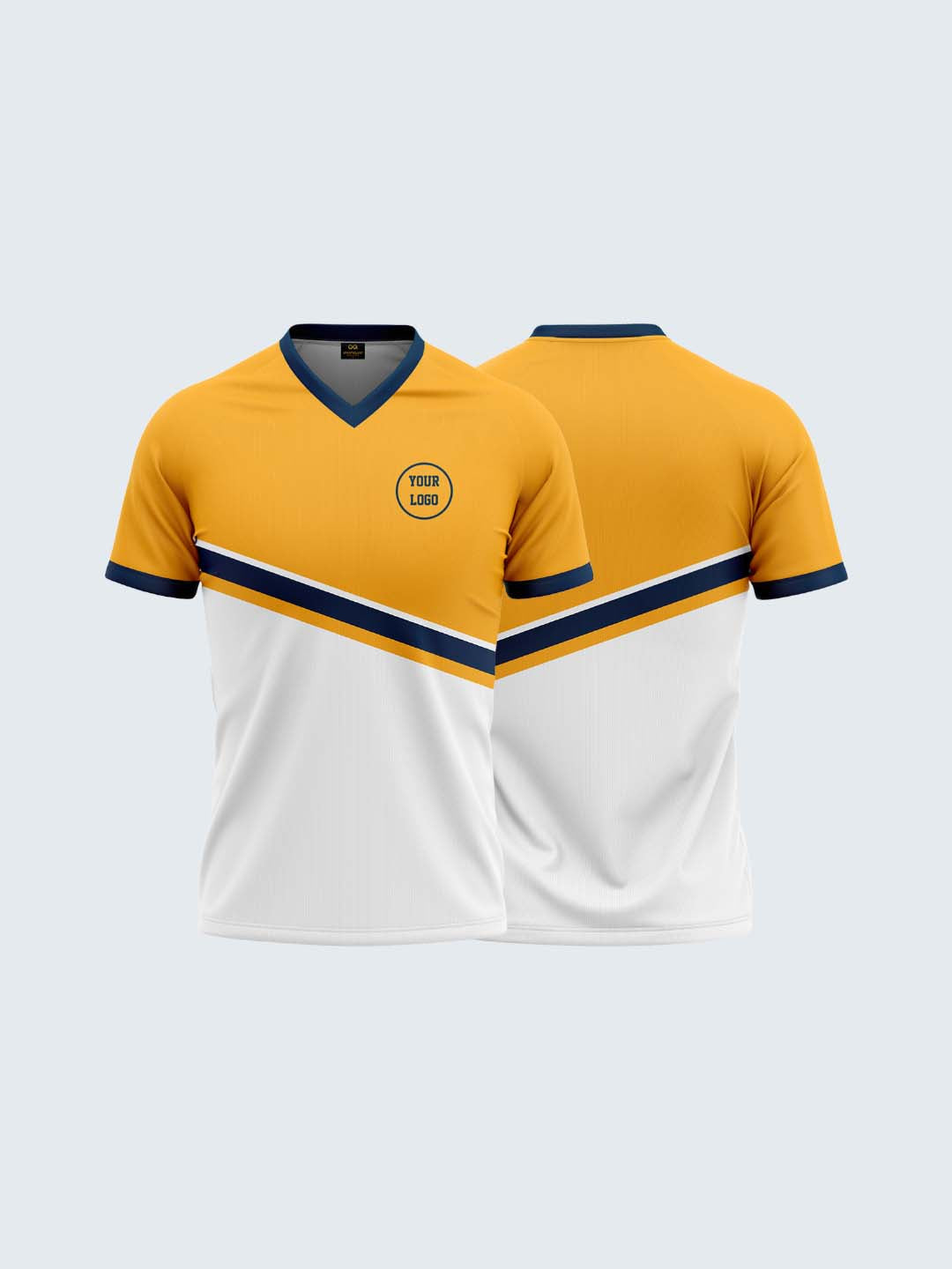 Customise Yellow Hockey Jersey - 2151YW - Both