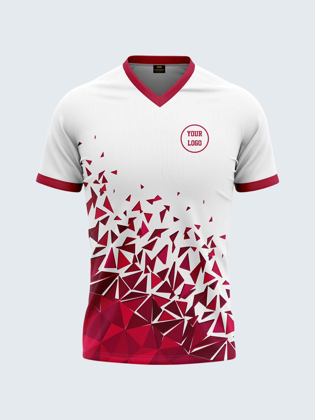 Customise White Hockey Jersey - 2153WH - Front