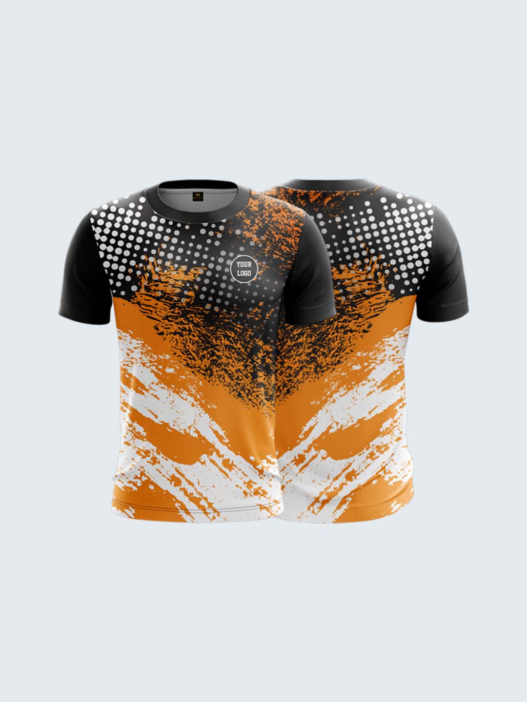 Customise Black Squash Jersey - 2154BK - Both