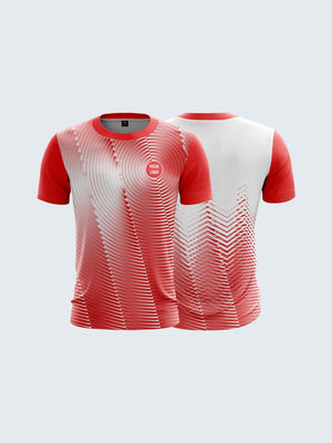 Customise Red Squash Jersey - 2157RD - Both