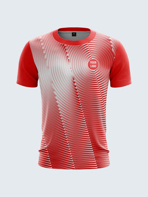 Customise Red Squash Jersey - 2157RD - Front