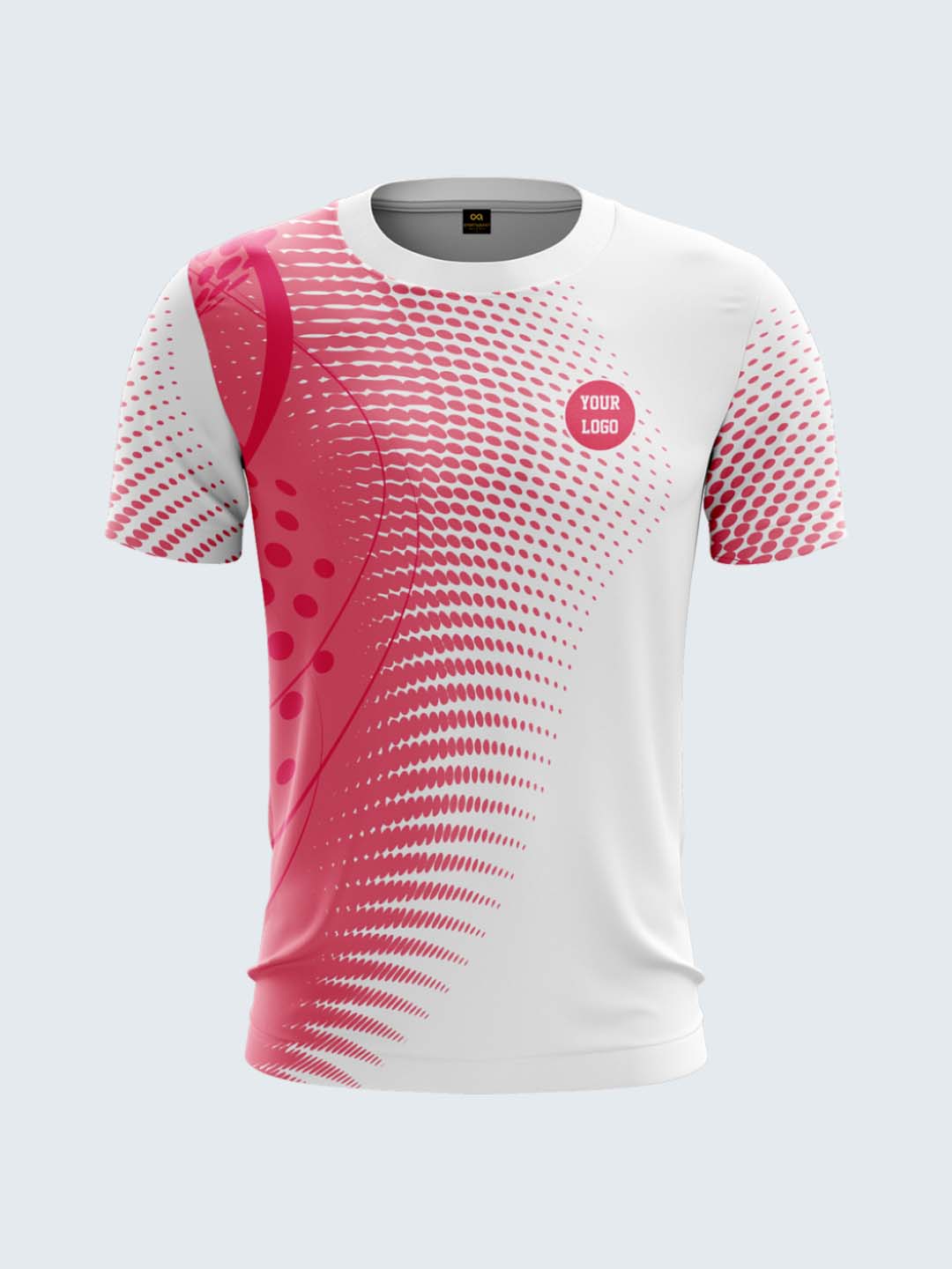 Customise White Squash Jersey - 2158WH - Front