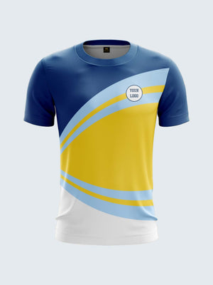 Customise Blue Squash Jersey - 2163BL - Front
