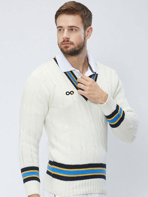 Men Cricket Sweaters & Jumpers - CWJ05 :19 - Sportsqvest