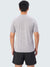 Men Grey Stretch Solid Active Premium T-shirt - A10022GY