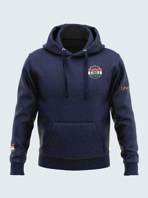Bharat Army Hoodie (Navy Blue) - Front