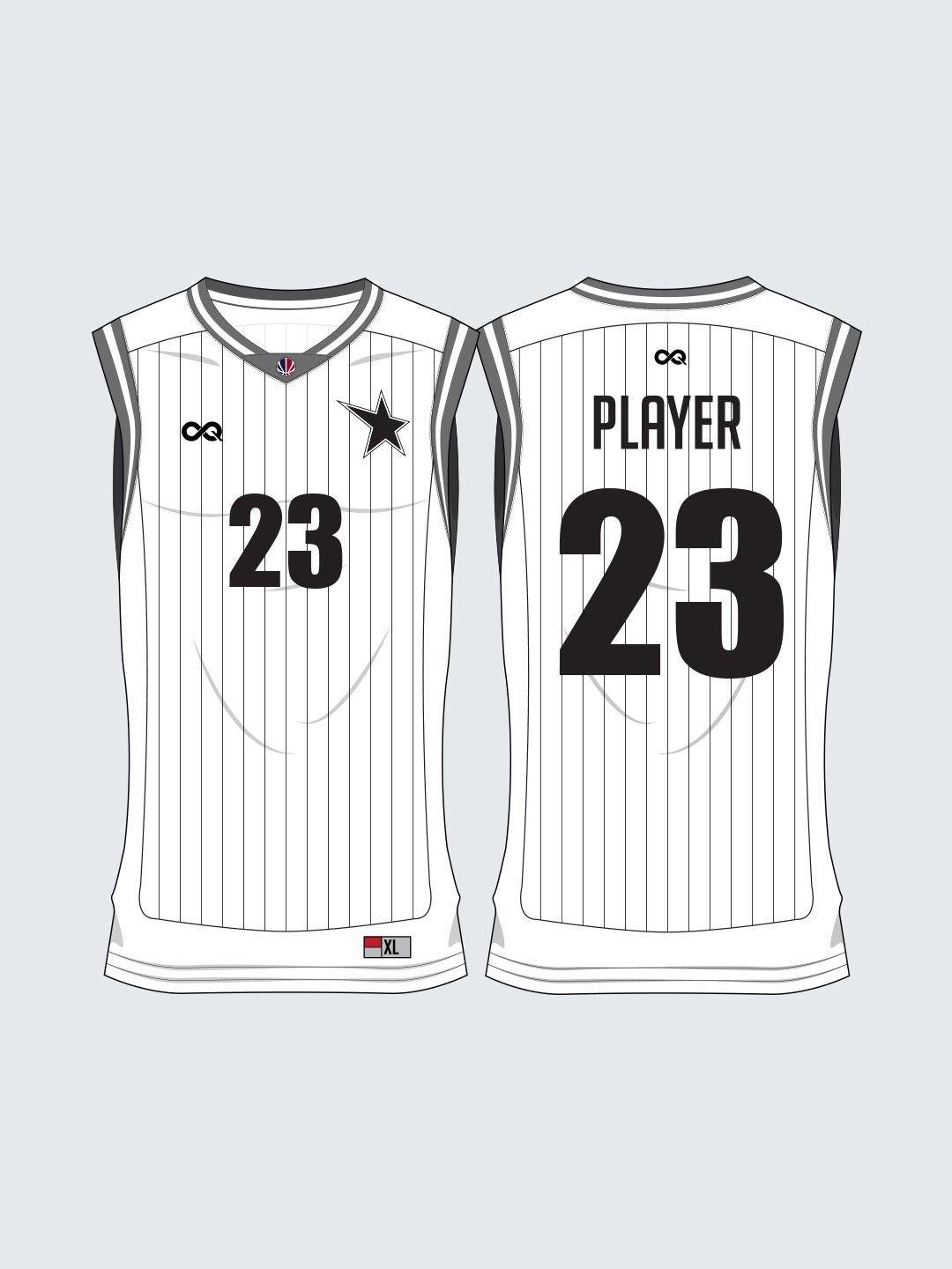 Custom Stripes Basketball Jersey-BT1024 - Sportsqvest