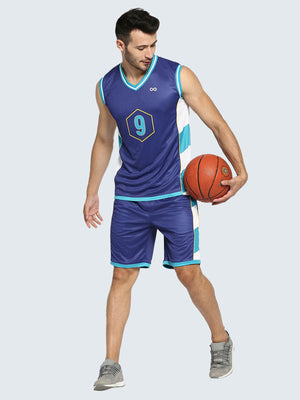 Men's Geometric Basketball Vest - Model