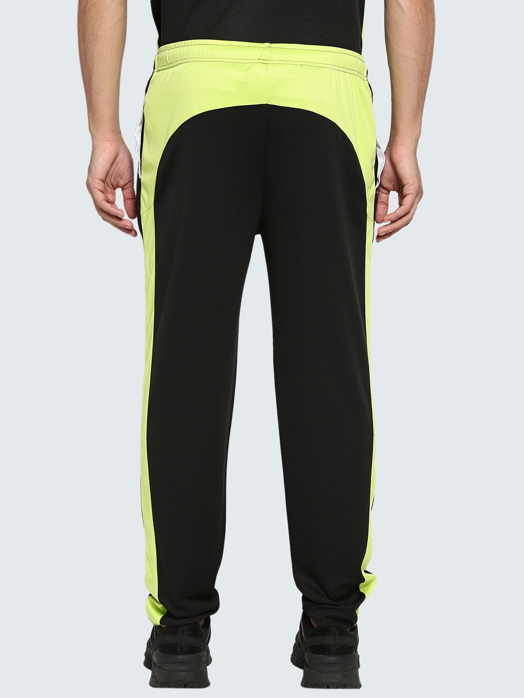 Men's Cricket ODI Trackpant: Black - Front