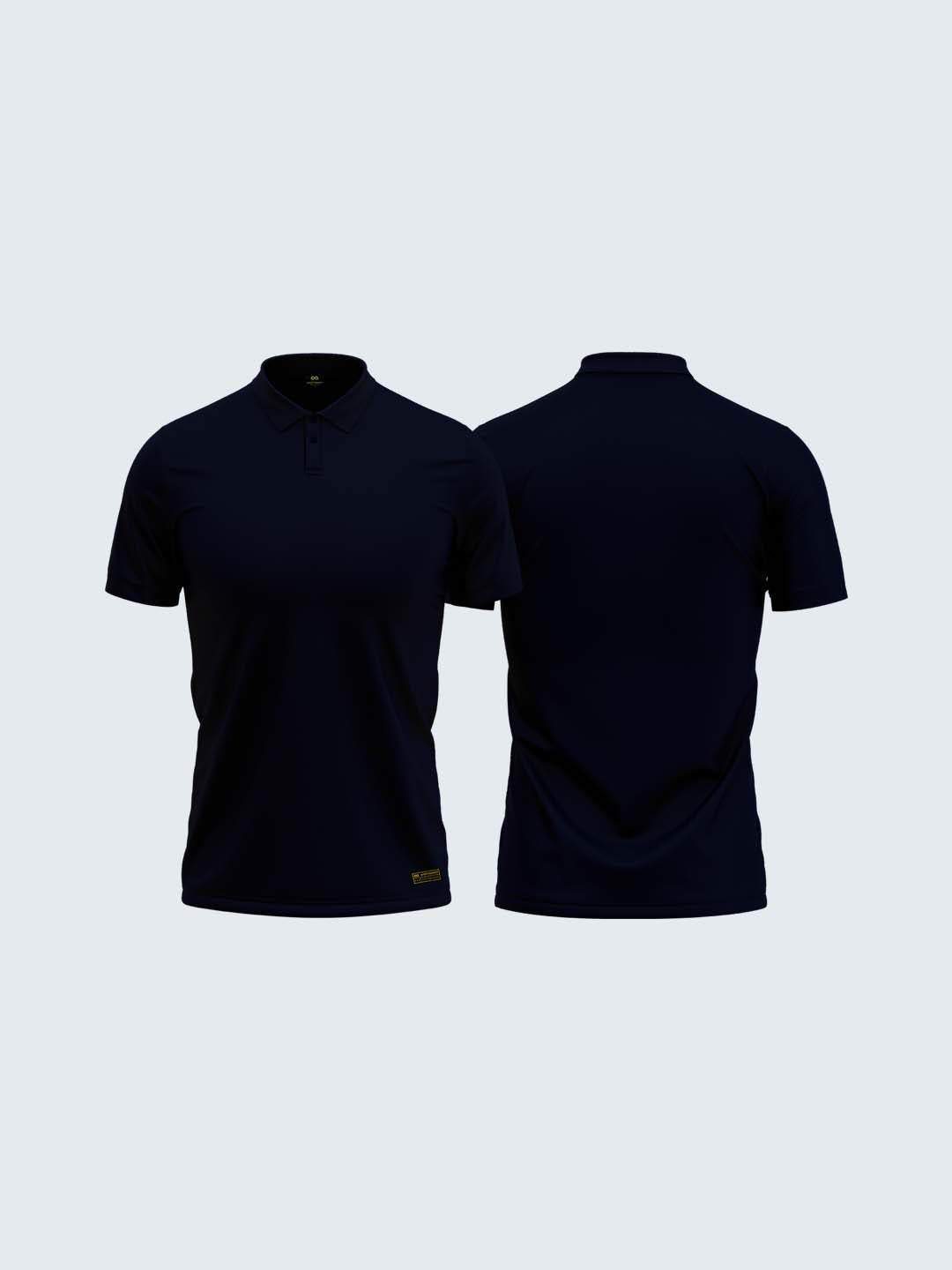 Black blue outlet polo