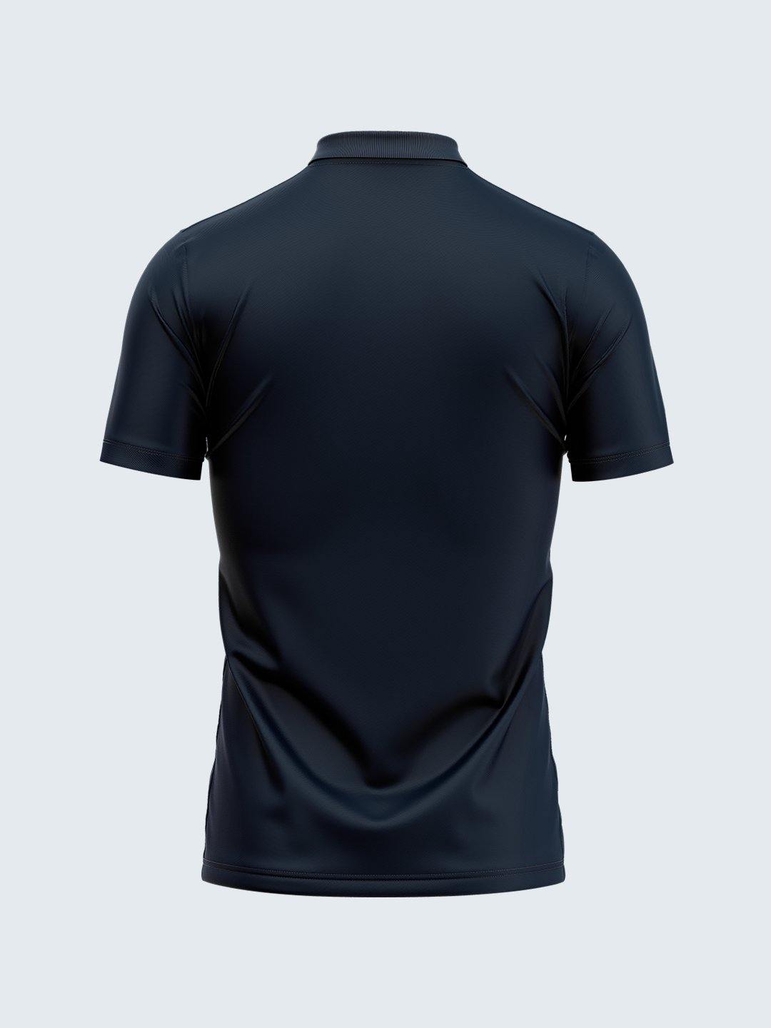 Regular Navy Blue Polo 2-Button - CS9013 - Sportsqvest