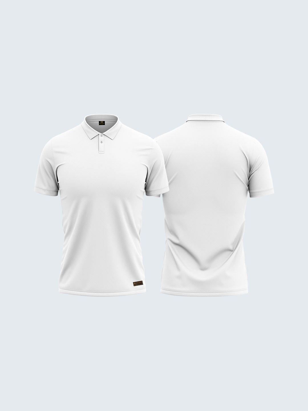 Regular Pure White Polo 2-Button - CS9014 - Sportsqvest