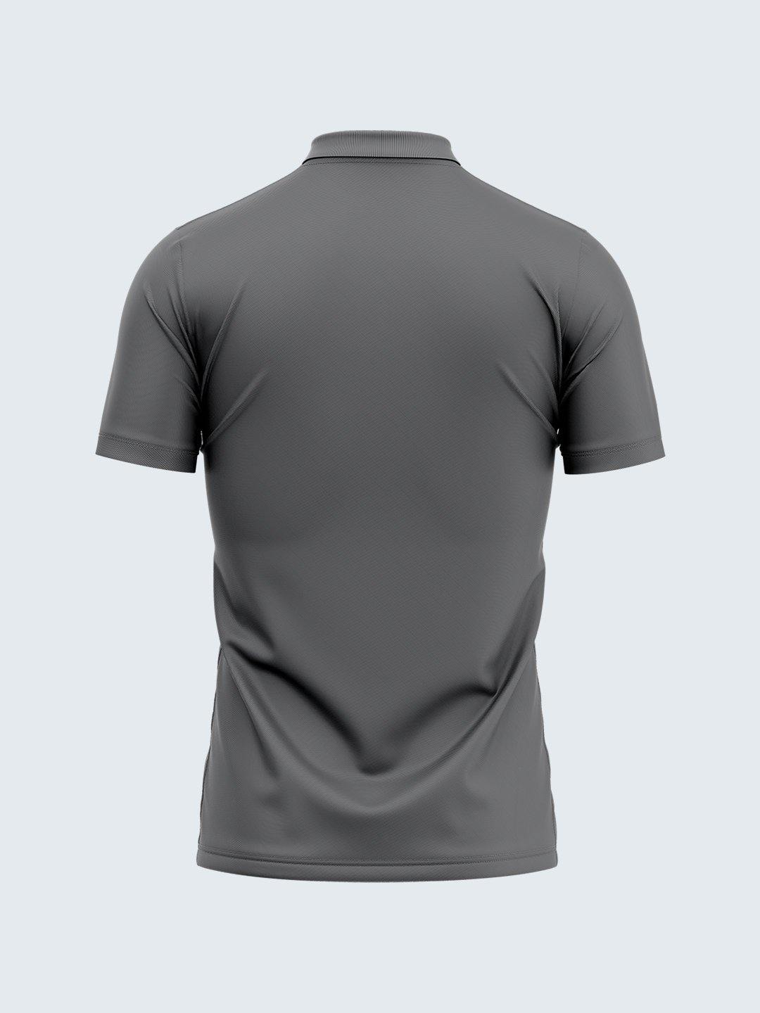 Regular Stone Grey Polo 2-Button - CS9015 - Sportsqvest